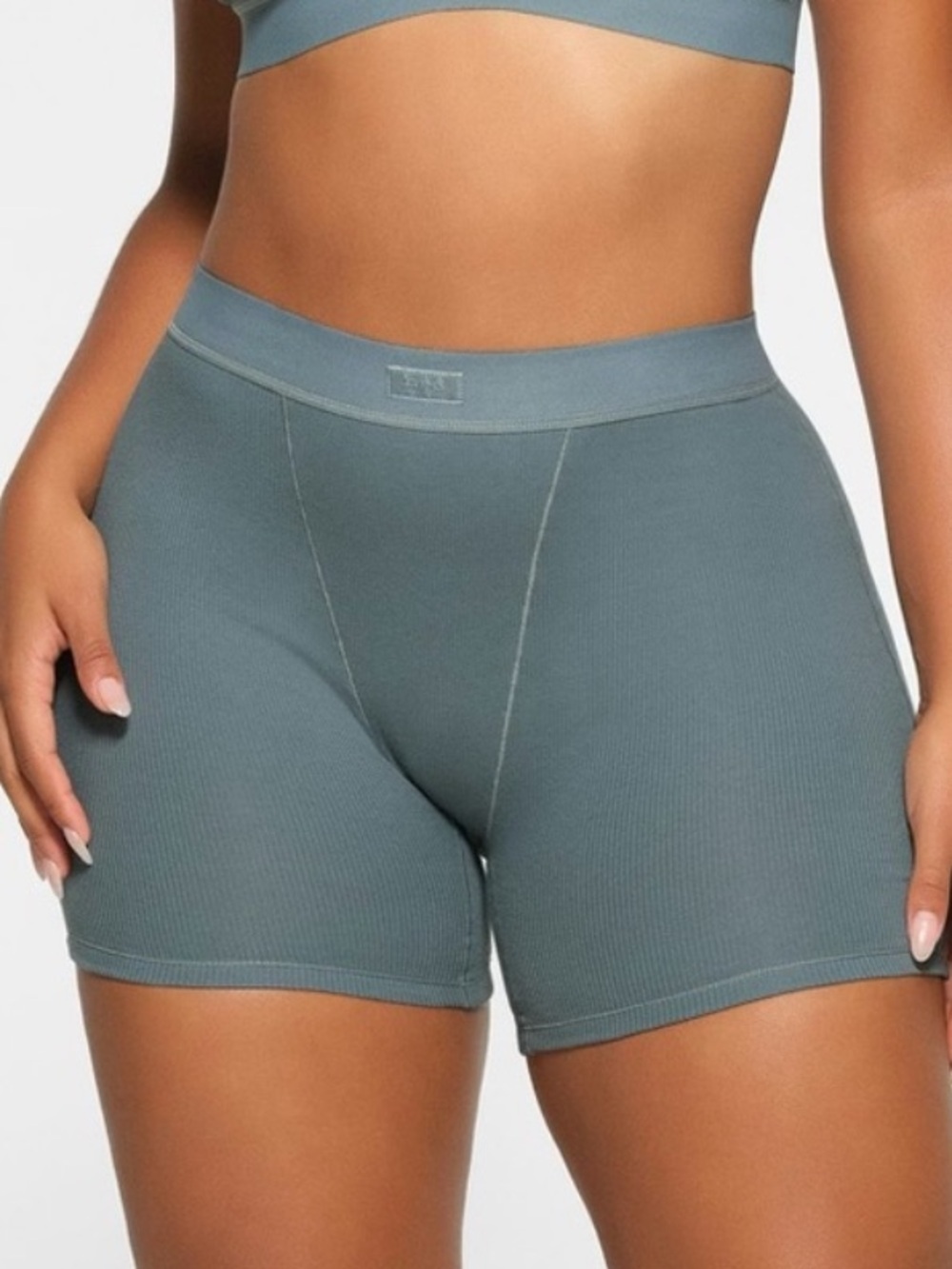 Skims Boyfriend Boxer Short Women Small Kyanite Boy Short PJ’s Lounge High Rise